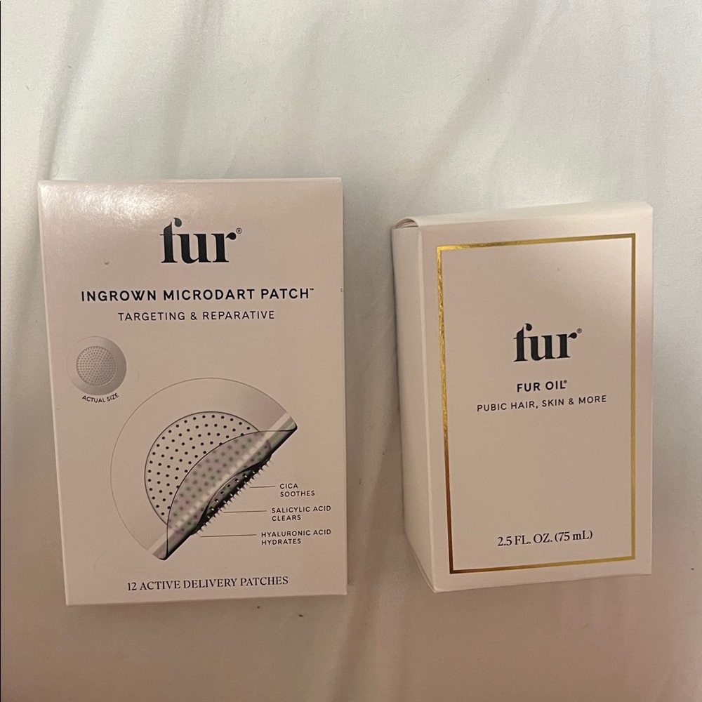 Fur Ingrown Microdart Patch and Fur Oil Set
